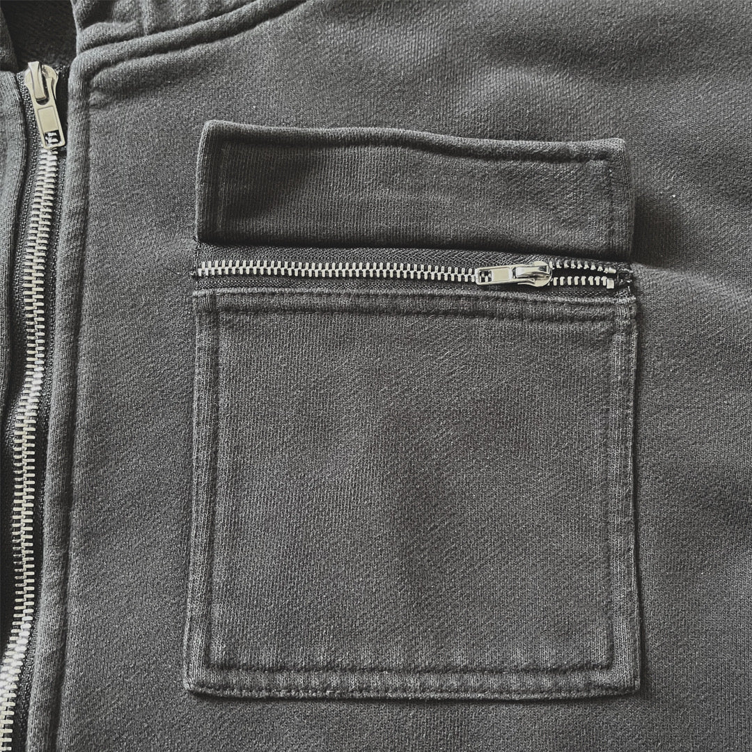 s/m transit heavy zip-up